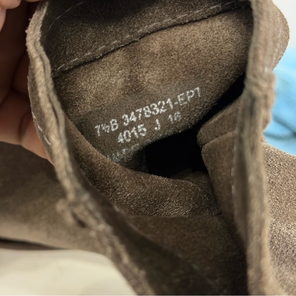 Frye Taupe Suede Cara Ankle Booties Size7.5 - Picture 9 of 9